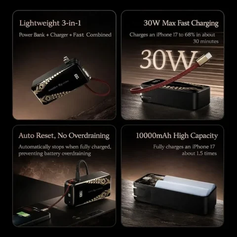 Anker x Black Myth: Wukong 3-in-1 Power Bank (A1637) — صورة 3