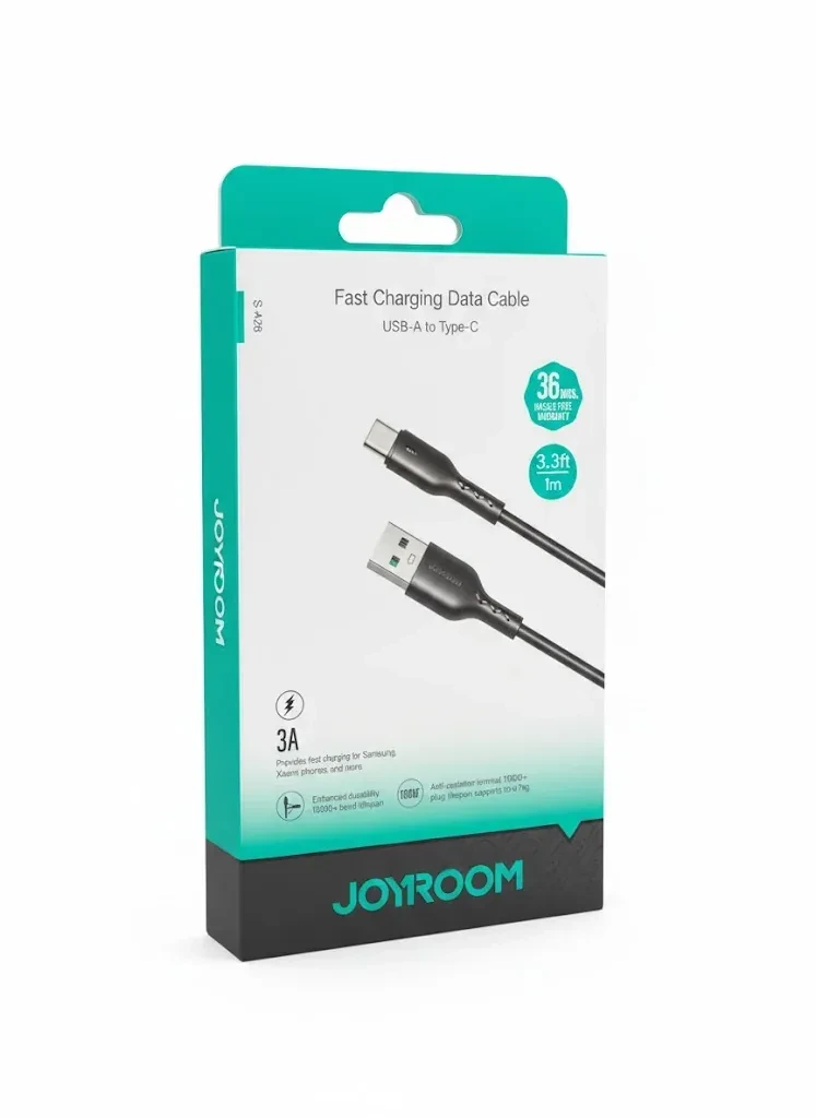 Joyroom USB-A to Type-C Cable 1m — صورة 1